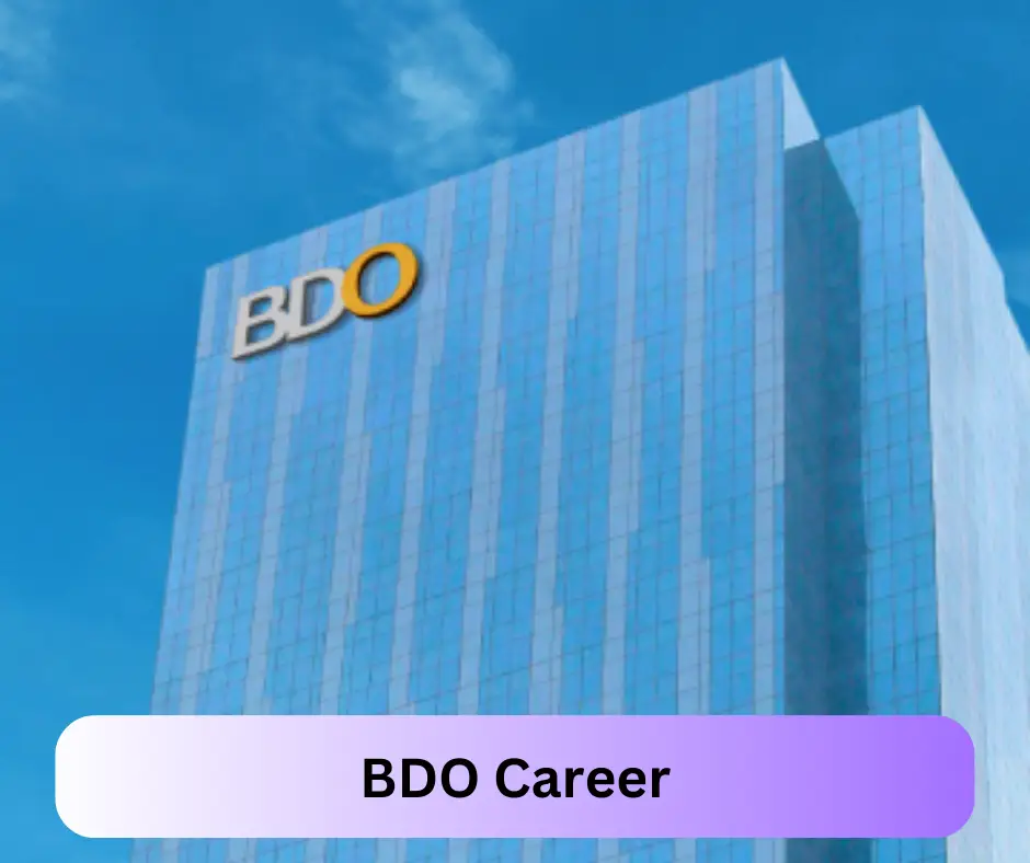 BDO Career 2024 Submit @www.bdo-ng.com Career Portal