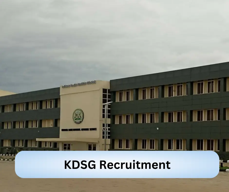 KDSG Recruitment Submit @jobs.kdsg.gov.ng Career Portal